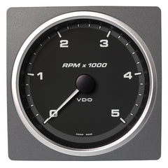 Veratron 4-3/8" (110mm) AcquaLink Tachometer 5000 RPM - 12/24V - Black Dial  Bezel [A2C59501914]