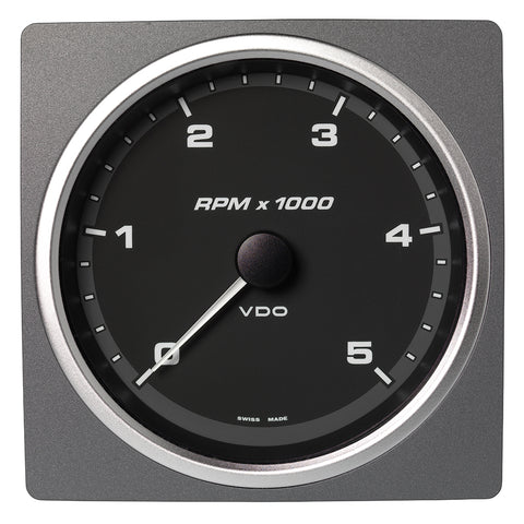 Veratron 4-3/8" (110mm) AcquaLink Tachometer 5000 RPM - 12/24V - Black Dial  Bezel [A2C59501914]