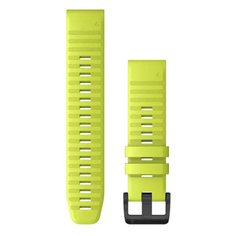 Garmin QuickFit 22 Watch Band - Amp Yellow Silicone [010-12863-04]