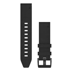 Garmin QuickFit 22 Watch Band - Black Leather [010-12740-01]