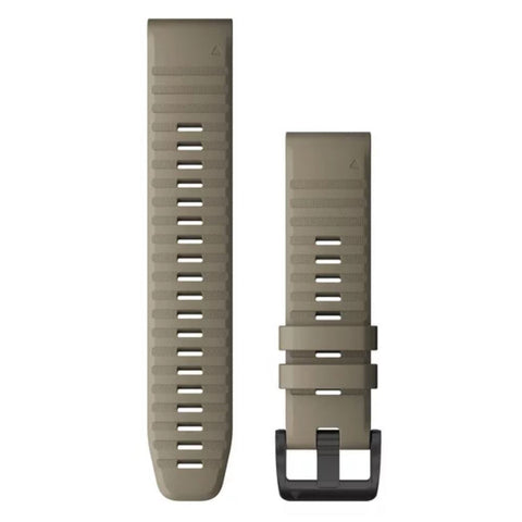 Garmin QuickFit 22 Watch Band - Dark Sandstone Silicone [010-12863-02]