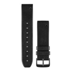 Garmin QuickFit 22 Watch Band - Black Perforated Leather [010-12500-02]