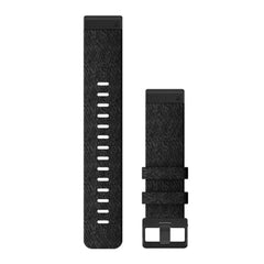 Garmin QuickFit 22 Watch Band - Heathered Black Nylon [010-12863-07]