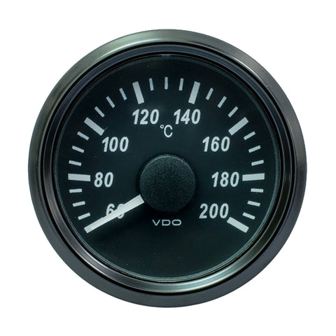 VDO SingleViu 52mm (2-1/16") Cylinder Temp. Gauge - 200C - 471-14 Ohm [A2C3833520030]