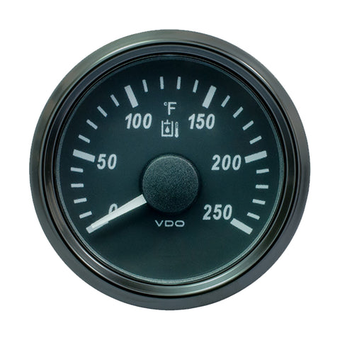 VDO SingleViu 52mm (2-1/16") Hydraulic Oil Temp. Gauge - 250F - 291-22 Ohm [A2C3916310030]